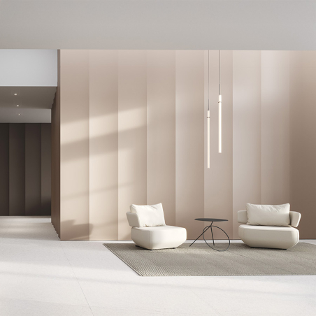 Butaca Levitt Viccarbe crema ambiente