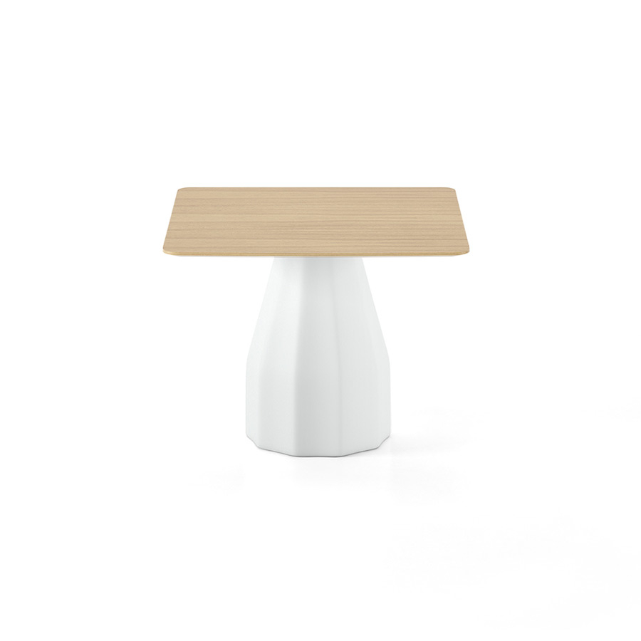 Mesa Burin con tapa de chapa natural de Roble Muebles Lara