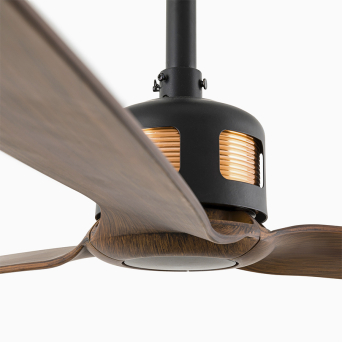 Ventilador de techo Cooper, con cúpula de cobre, de Faro Barcelona 2