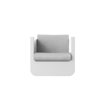 Butaca Ulm de la firma de diseño Vondom, vista frontal