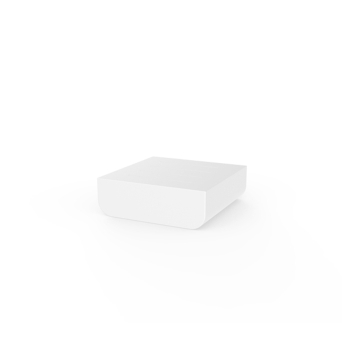 Mesa baja Ulm de Vondom, acabado blanco