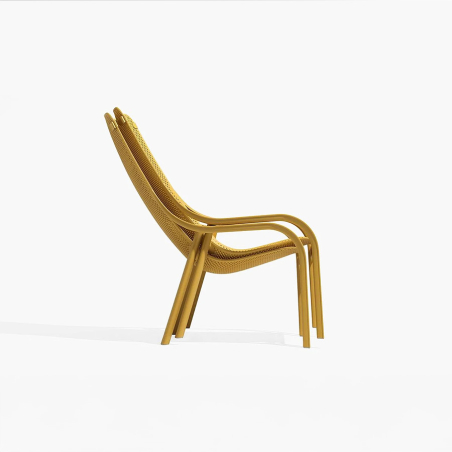Sillón lounge Net apilable