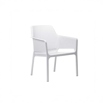 Silla de terraza Net Relax blanca Nardi