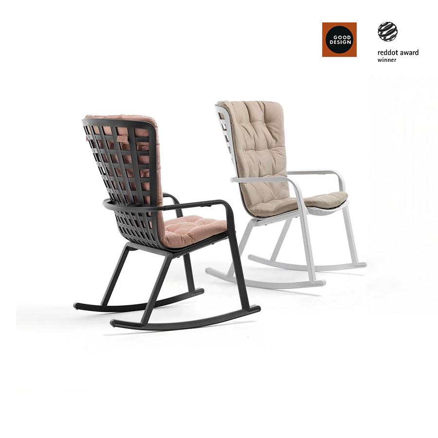 Sillón de terraza Folio Rocking confort de Nardi premios