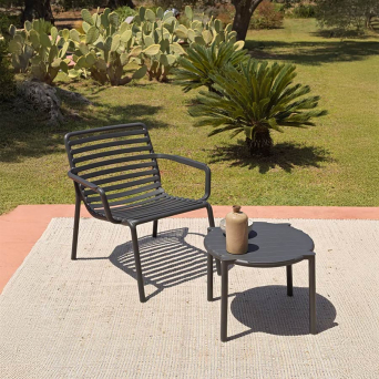 Mesita de terraza Doga blanco 2