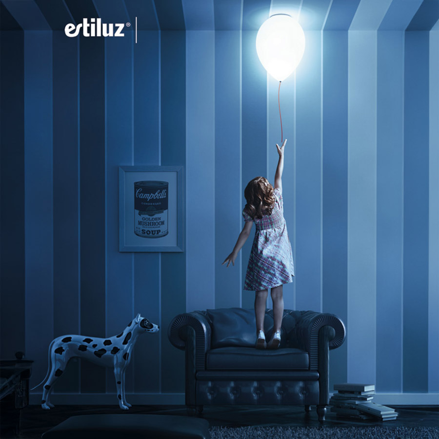 Lámpara de techo Balloon, con iluminación, de Estiluz