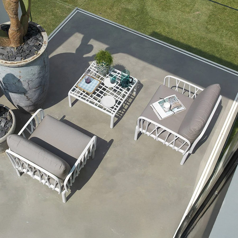 Sillón de terraza Komodo 1 blanco de la marca Nardi