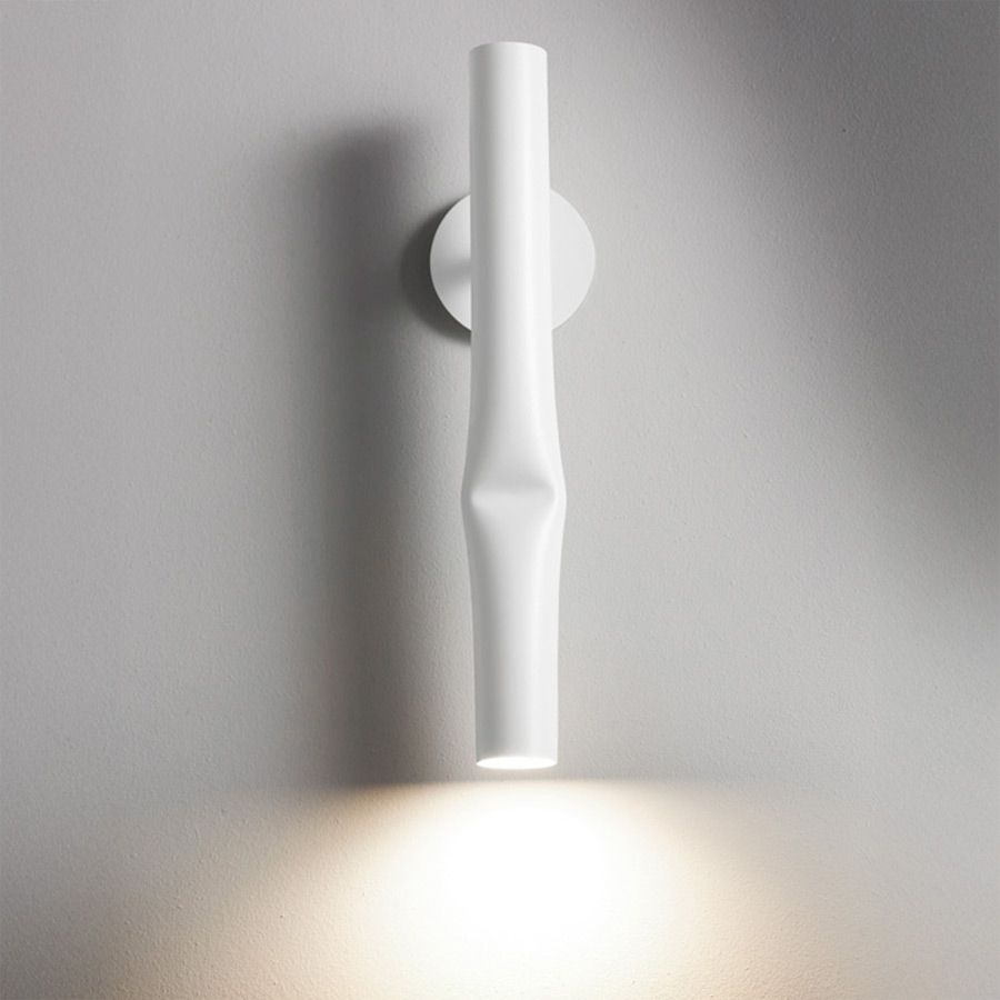 Aplique de pared Flow acabado blanco lacado satinado, de Estiluz
