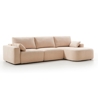 Chaiselongue deslizante Nube tapizado beige de Reyes Ordoñez