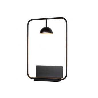Lámpara de pared Cupolina, con cuerpo rectangular y cabezal con forma de  cúpula, de Estiluz