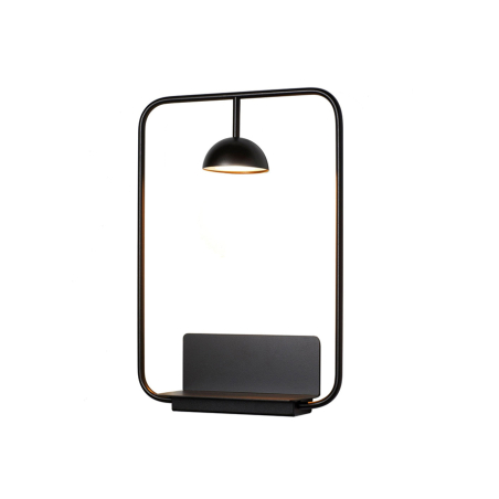 Lámpara de pared Cupolina, con cuerpo rectangular y cabezal con forma de  cúpula, de Estiluz