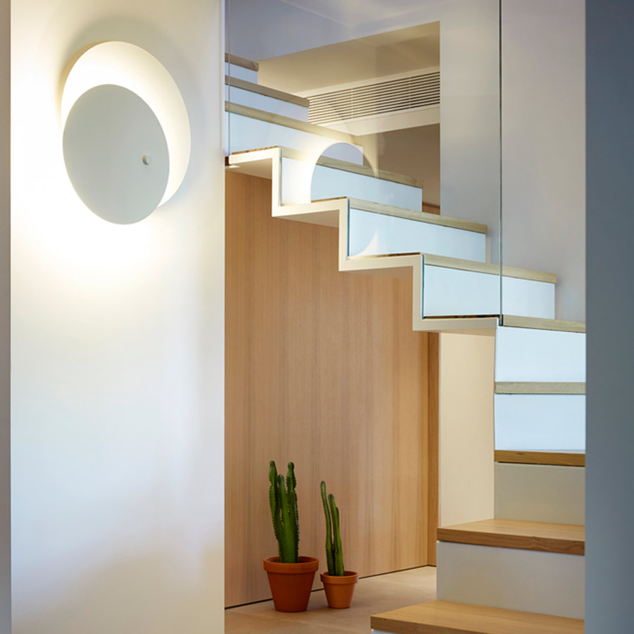 Aplique de pared Eclipsi, de Estiluz, en hogar
