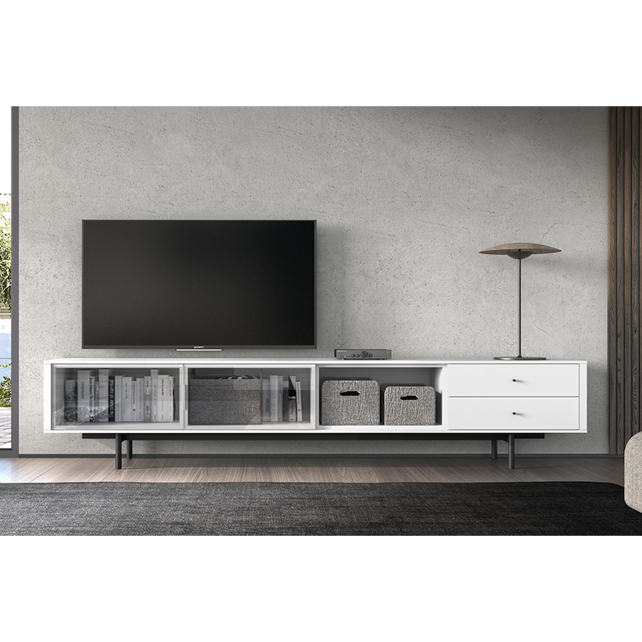 Vista en ambiente del Mueble de TV Moss 01 de Loyra