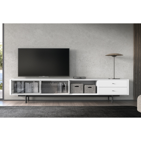Vista en ambiente del Mueble de TV Moss 01 de Loyra