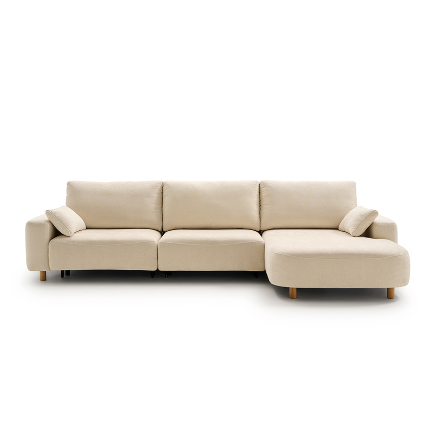 Chaiselongue deslizante Vento con asientos modulares de Reyes Ordóñez