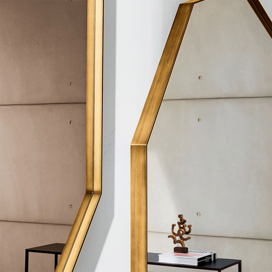 Detalles del Espejo Visual con forma decagonal de Sovet Italia
