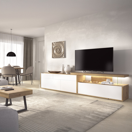 Composición de salón modular 02 de la firma nacional Rimobel