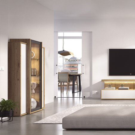 Salón Duo 22 de la marca nacional Rimobel vista aparador