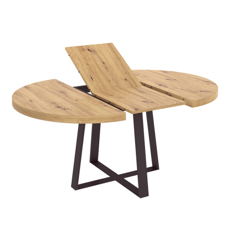 Mesa extensible Duo 33 abierta.