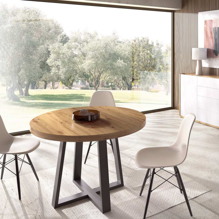 Mesa extensible Duo 33 de Rimobel en ambiente cerrada.