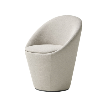 Sillón Wabao de Inclass, tapizado blanco