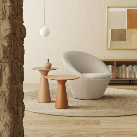 Mesa auxiliar essens occasional ambiente con butaca wabao.
