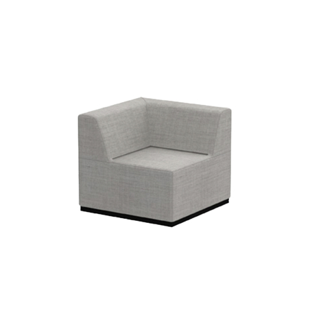 Asiento modular con respaldo del Sofá Pau rinconera, de Inclass