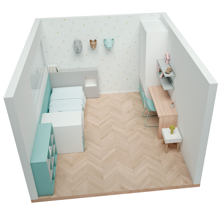 Dormitorio juvenil Tweed 6 Tobisa