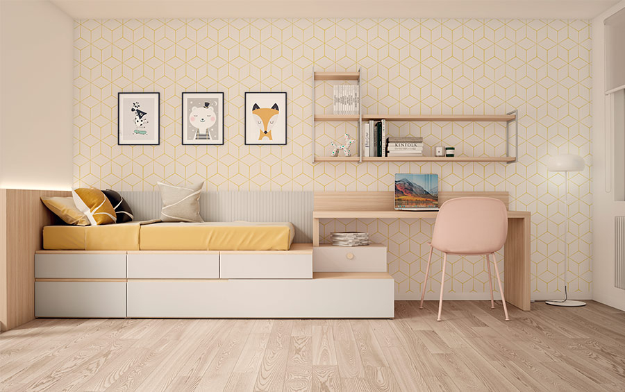 Dormitorio juvenil Tweed 4