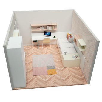 Dormitorio juvenil Tweed 3 2