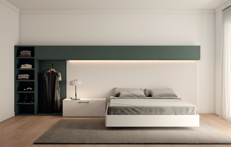 Dormitorio juvenil Tweed 25 vestidor