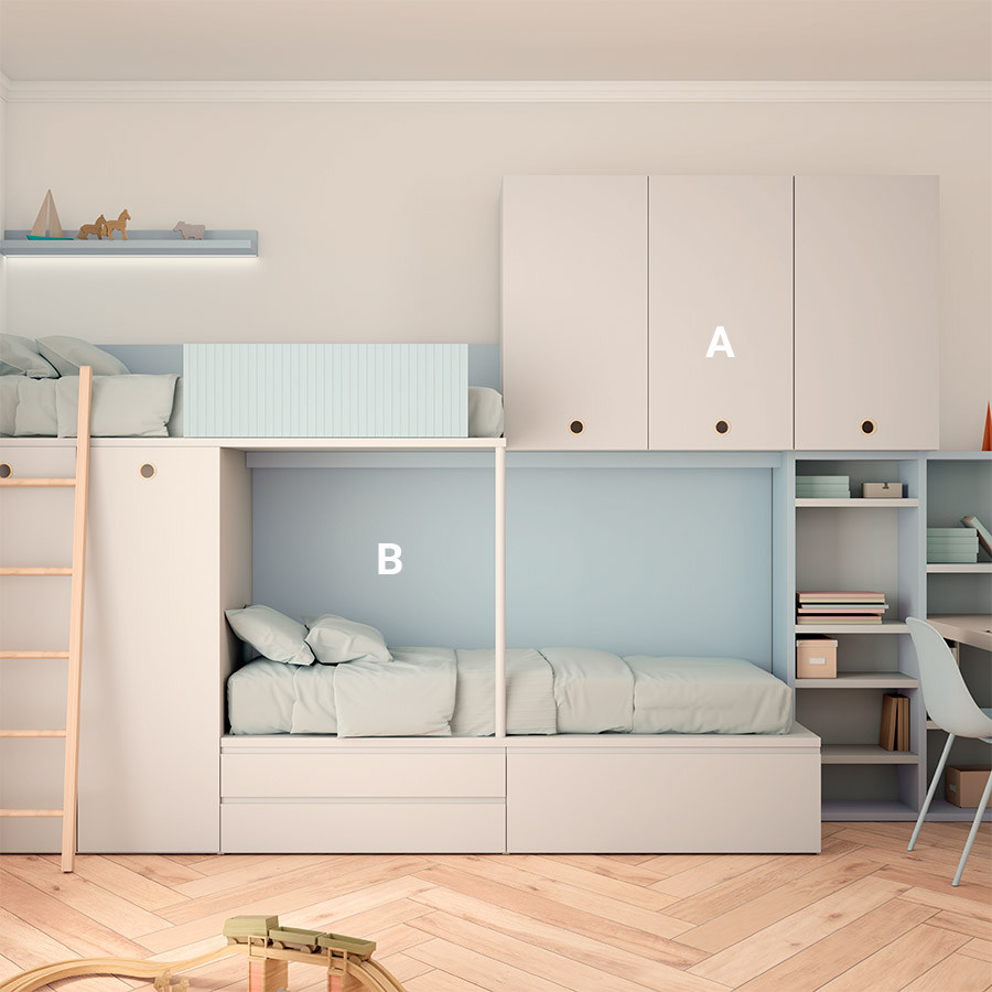 Dormitorio juvenil Tweed 14