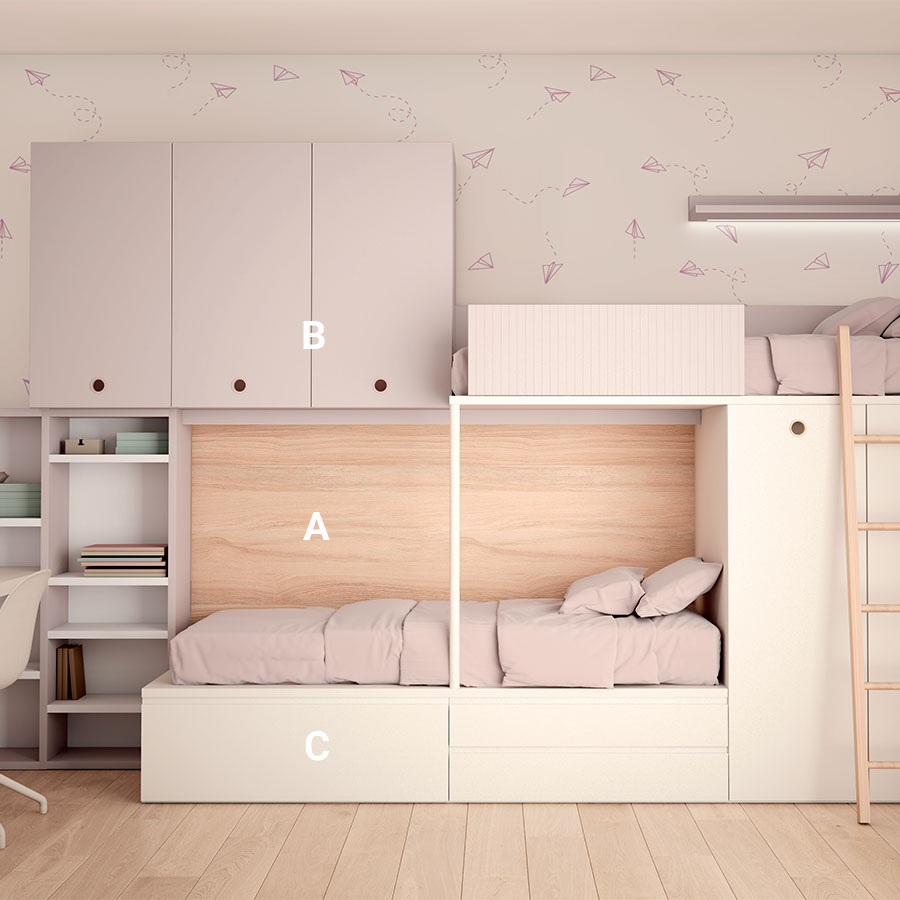 Dormitorio juvenil Tweed 12 Tobisa