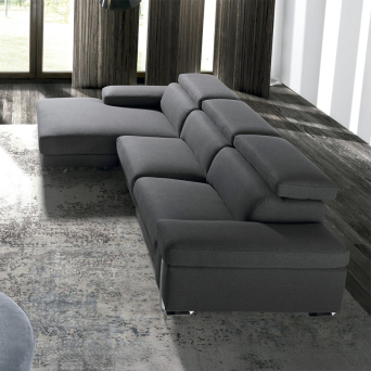 Chaiselongue Antares, de fabricación nacional y estructura de madera