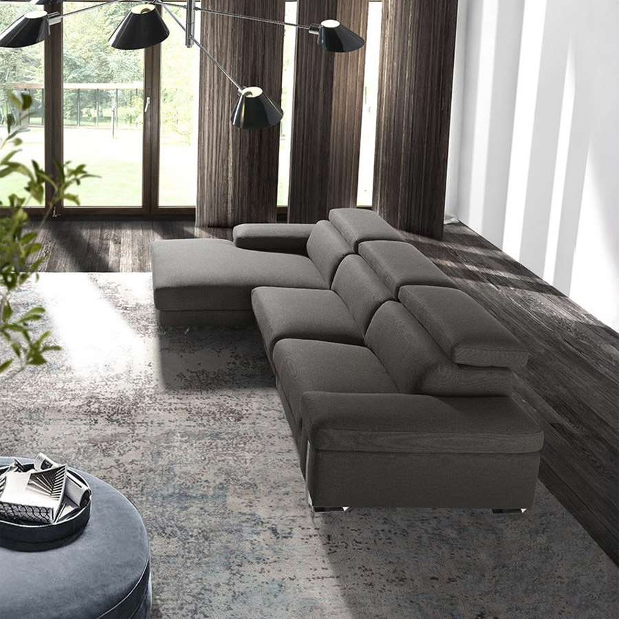 Vista en ambiente de salón de la Chaiselongue Antares