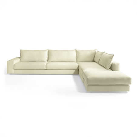 Chaiselongue fijo Firenze en vista frontal.