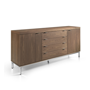 Aparador City, de la firma Hurtado, fabricado en chapa de madera natural