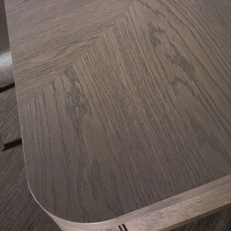 Detalle de la tapa de la Mesa de comedor Soho SH de Hurtado