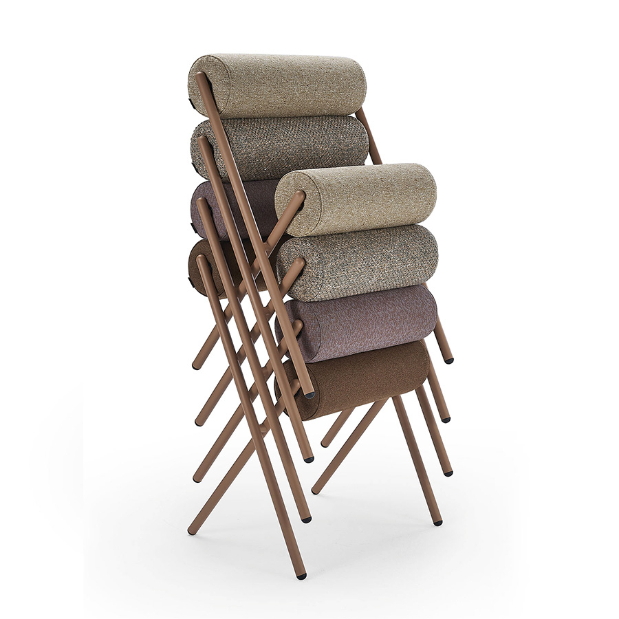 Silla Roll apilable en cuatro alturas