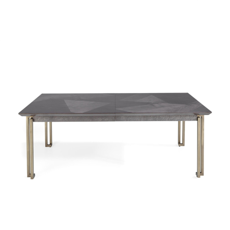 Mesa de comedor Bond de Hurtado en vista frontal.