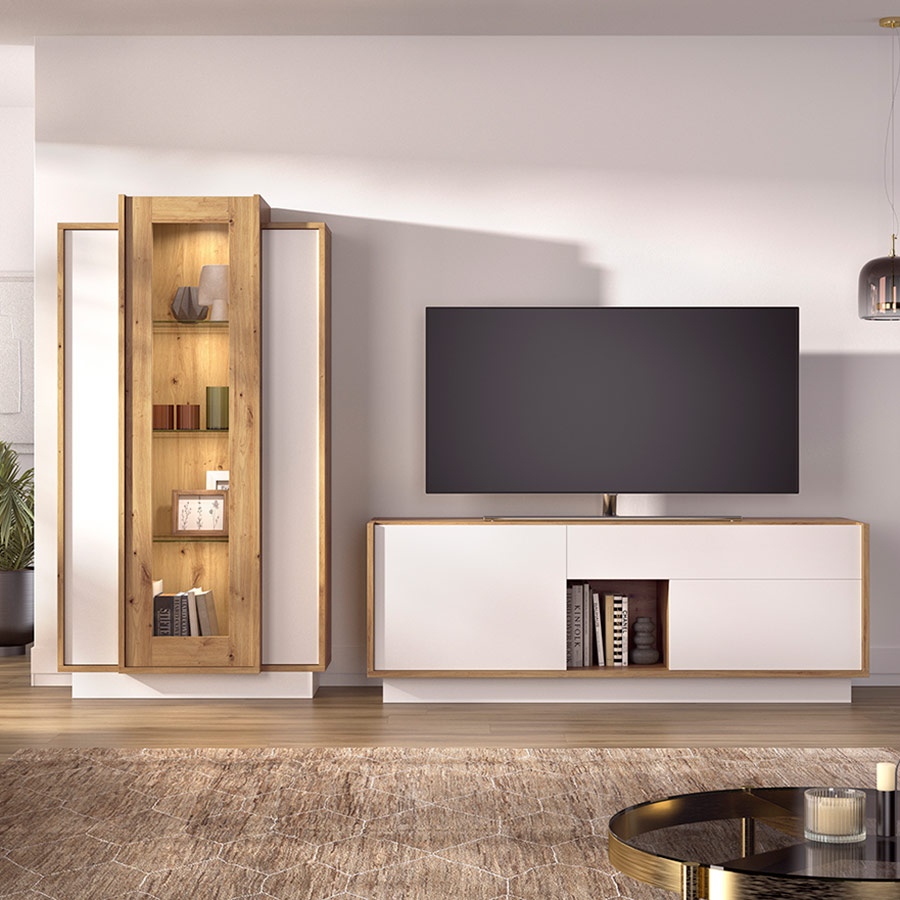 Vitrina Duo 3 en ambiente de Rimobel.