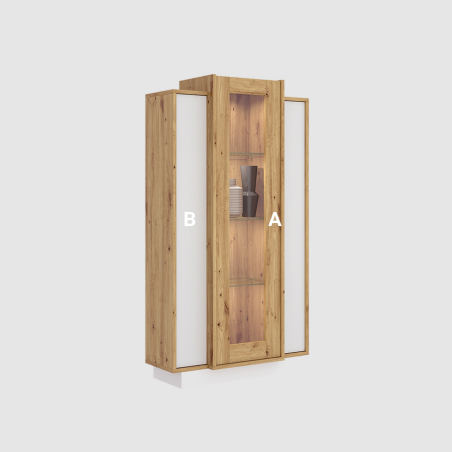 Vitrina Duo 3 de Rimobel elección de acabados.