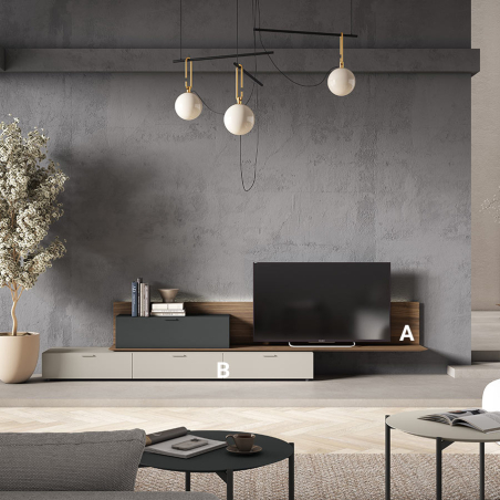 Acabados del Mueble TV Nordic 1 de BoCubi