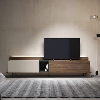 Mueble TV Nordic 3 de BoCubi, con puerta abatible 2