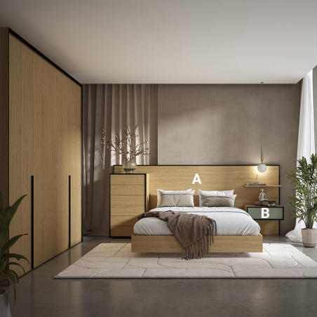 Acabados del Dormitorio Umbra de BoCubi