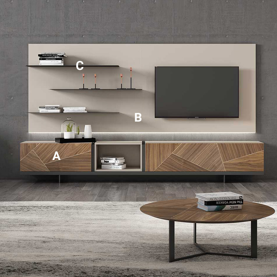 Personalización de acabados del Salón ID50 de BoCubi