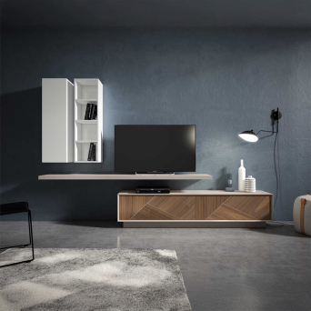 Salón ID42 de BoCubi, con detalles de marquetería 2