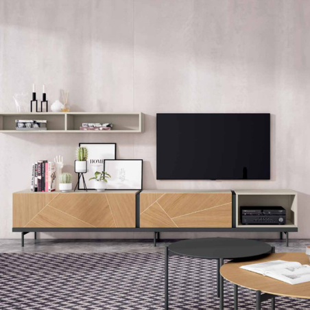 Composición de salón modular ID51 de la firma nacional BoCubi