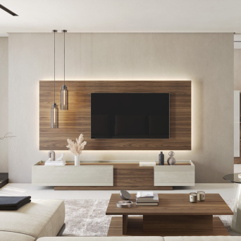 Salón Vollmer de estilo contemporáneo, por la firma Evanyrouse 2