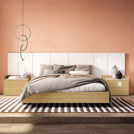 Personalización de acabados del Dormitorio Cross 02 de BoCubi